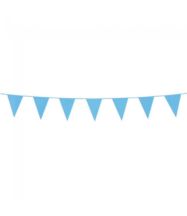 Vlaggenlijn lichtblauw | 10 meter