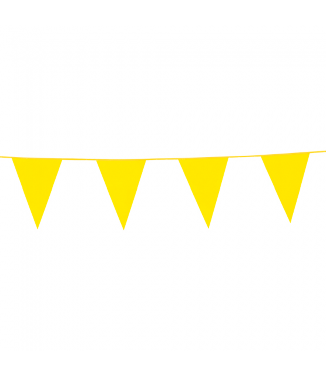 Globos Vlaggenlijn geel - 10 meter