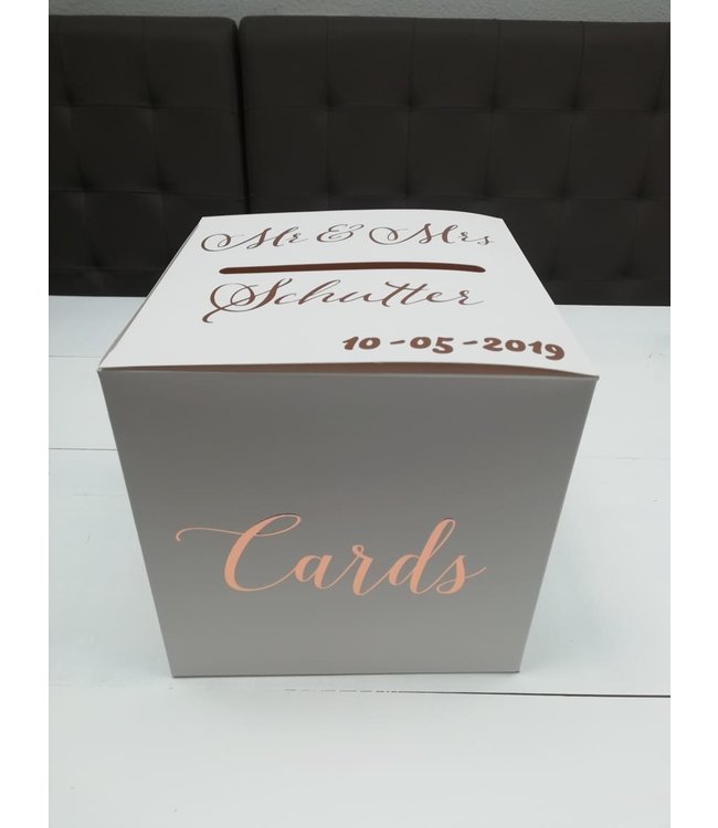 Enveloppendoos Rosegoud - Cards