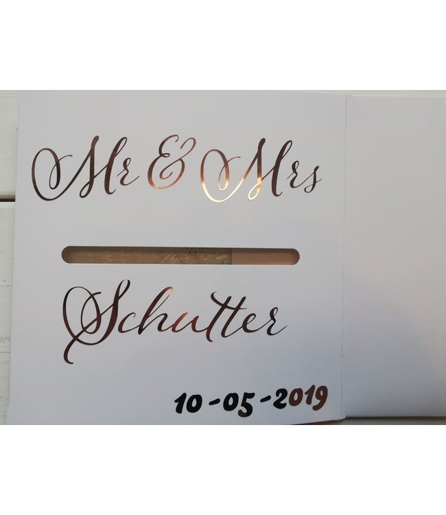 Enveloppendoos Rosegoud - Cards