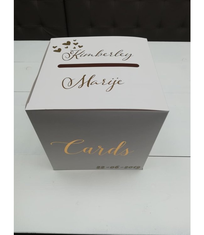 Enveloppendoos Rosegoud - Cards