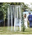 OUTLET Backdrop bruiloft - 80 meter wit lint