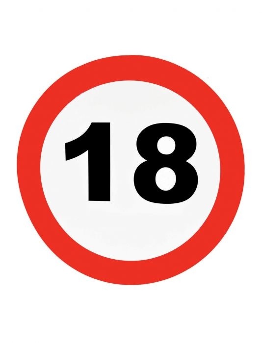 Deurbord XL - 18 jaar