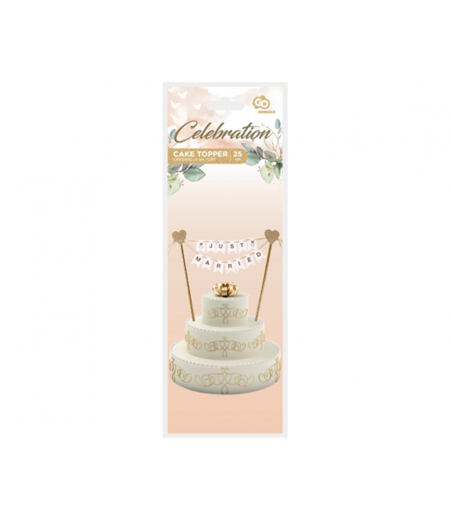 Taarttopper Just Married | Vlaggenlijn