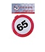 Bordjesslinger verkeersbord 65 jaar - 12 meter