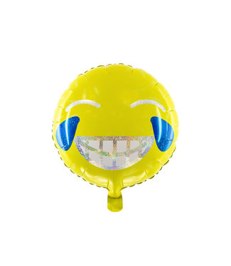 PartyDeco Folieballon Emoji - Smile - 45 cm