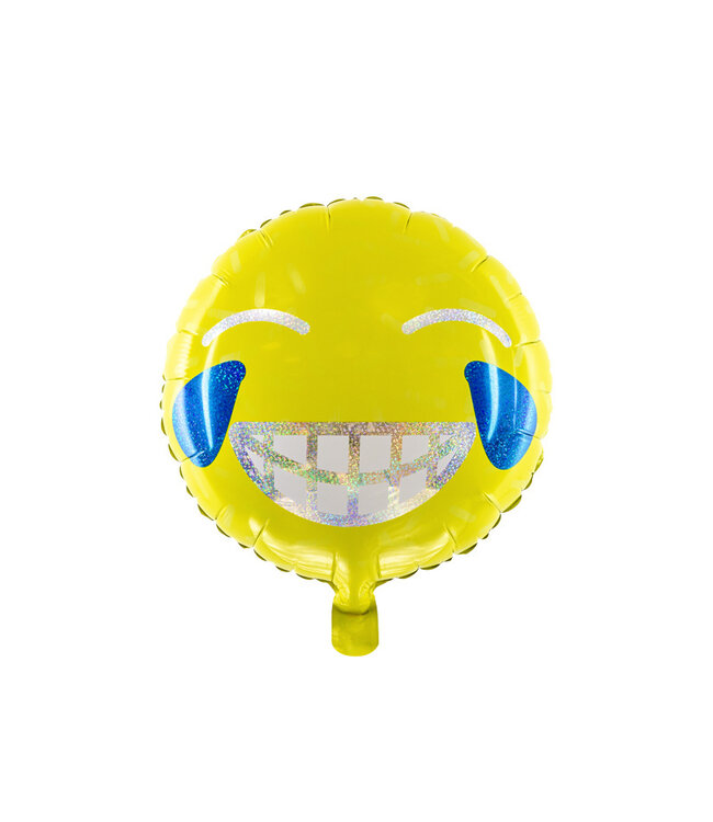 PartyDeco Folieballon Emoji - Smile - 45 cm