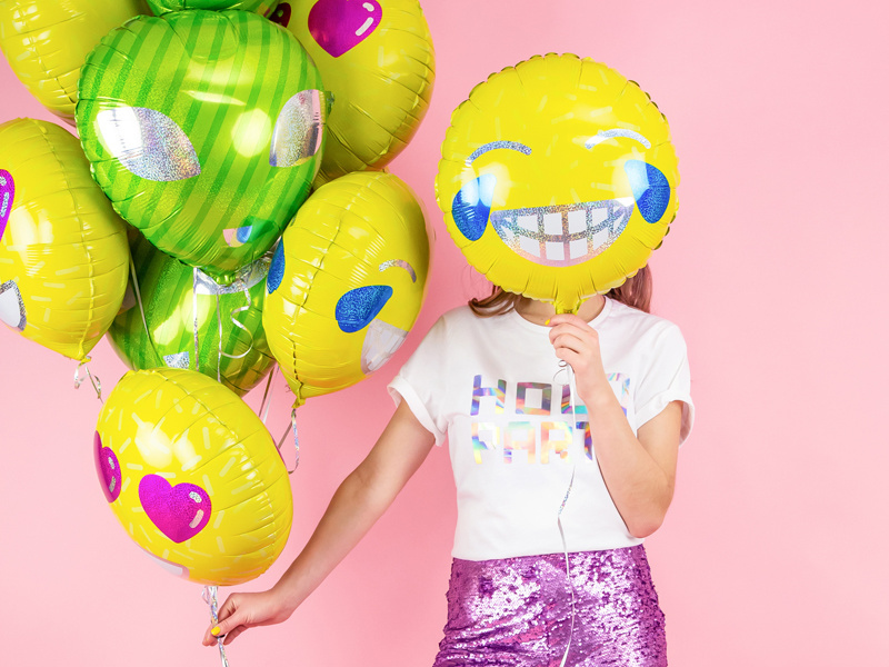 Folieballon Emoji - Smile - 45 cm