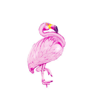 PartyDeco Folieballon Flamingo - 95 cm