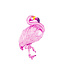 PartyDeco Folieballon Flamingo - 95 cm