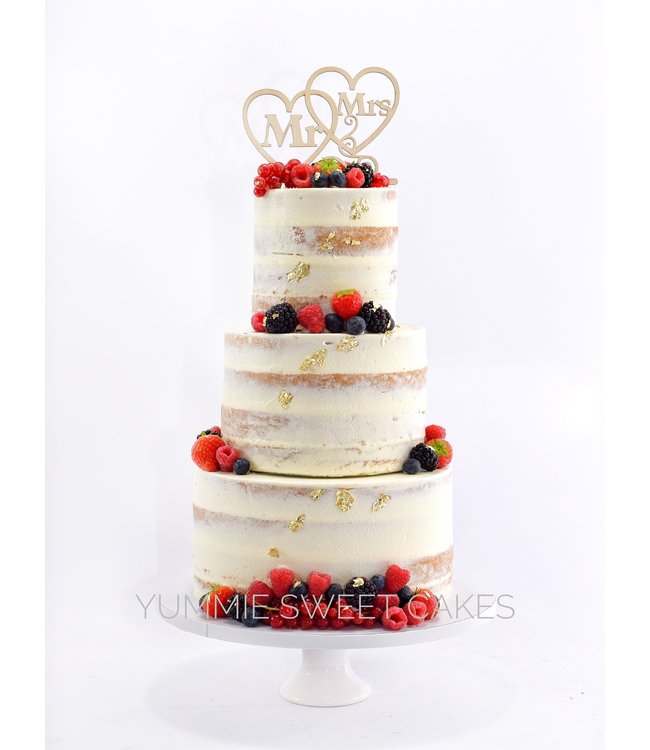 Taarttopper Mr & Mrs hartjes