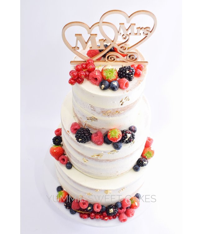 Taarttopper Mr & Mrs hartjes