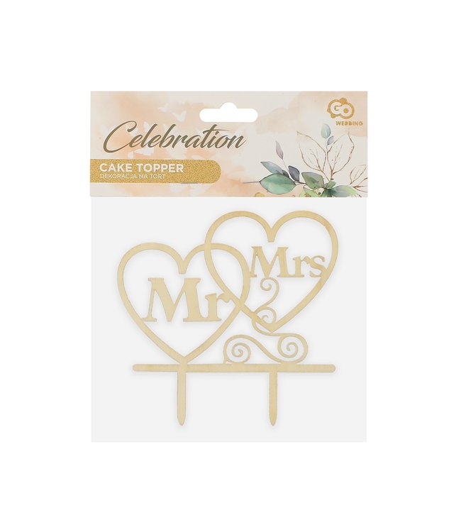 Taarttopper Mr & Mrs hartjes