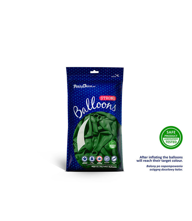 Ballonnen emerald groen MINI - zakje 10 stuks