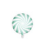 Folieballon candy - mintgroen - 35 cm