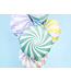 PartyDeco Folieballon candy - mintgroen - 35 cm