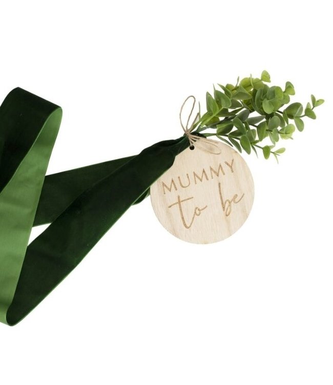 Mummy to be sjerp - green velvet