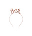 Bride haarband rose goud - Vrijgezellenfeest