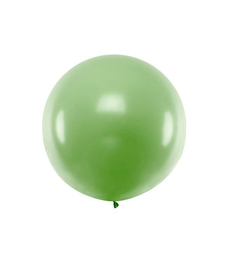 PartyDeco Reuzeballon  Groen  - 1 meter