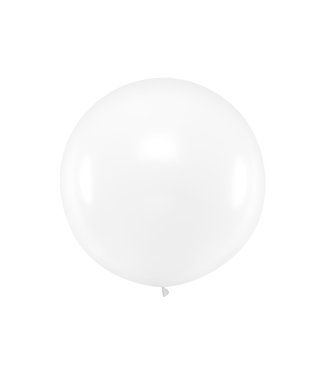 PartyDeco Reuzeballon Transparant | 1 meter