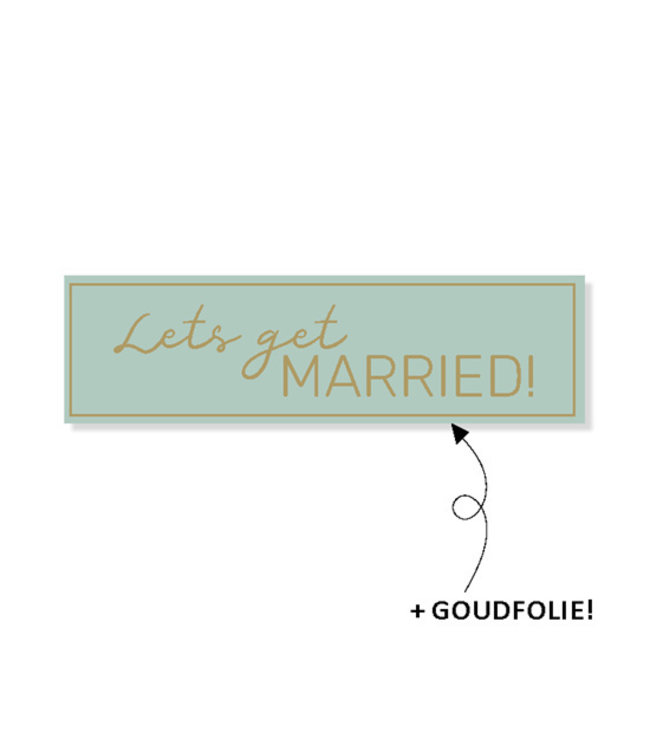 KP Stickers - Let's get married - zakje 20 stuks