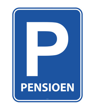 Folat Pensioen XL Deurbord | 33,5x45cm