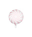 PartyDeco Folieballon candy - lichtroze - 35 cm