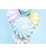 PartyDeco Folieballon candy - lichtblauw - 35 cm