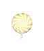 Folieballon candy - lichtgeel - 35 cm