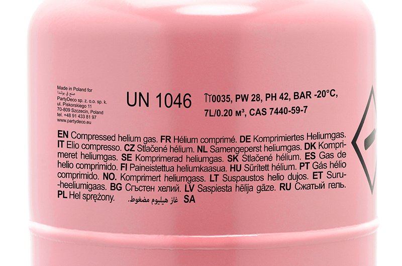 Helium tank geschikt voor 30 ballonnen