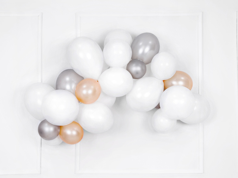 Ballonnen Wit - zakje 5 stuks
