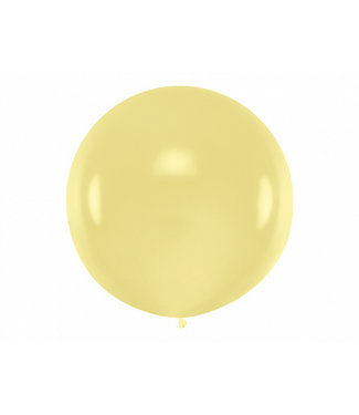 PartyDeco Reuzeballon Cream  100 centimeter