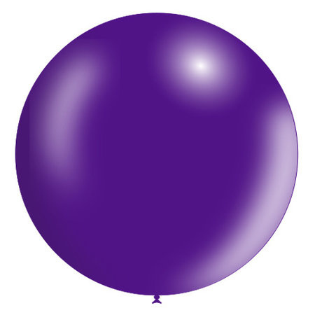 Reuzeballon donker paars 100 centimeter
