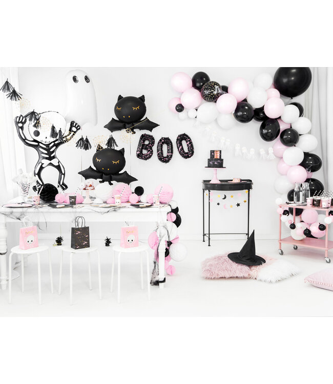 Reuzeballon zwart/black 100 centimeter