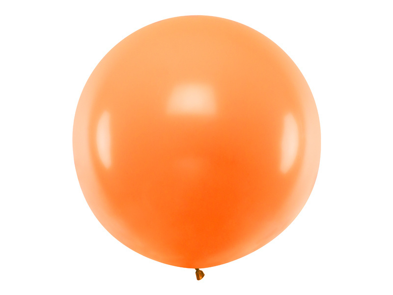 Reuzeballon oranje 100 centimeter