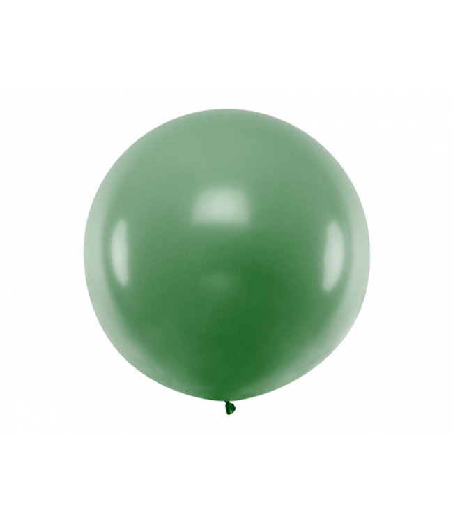 PartyDeco Reuzeballon  donker groen 100 centimeter