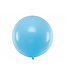 PartyDeco Reuzeballon  licht blauw 100 centimeter  XL