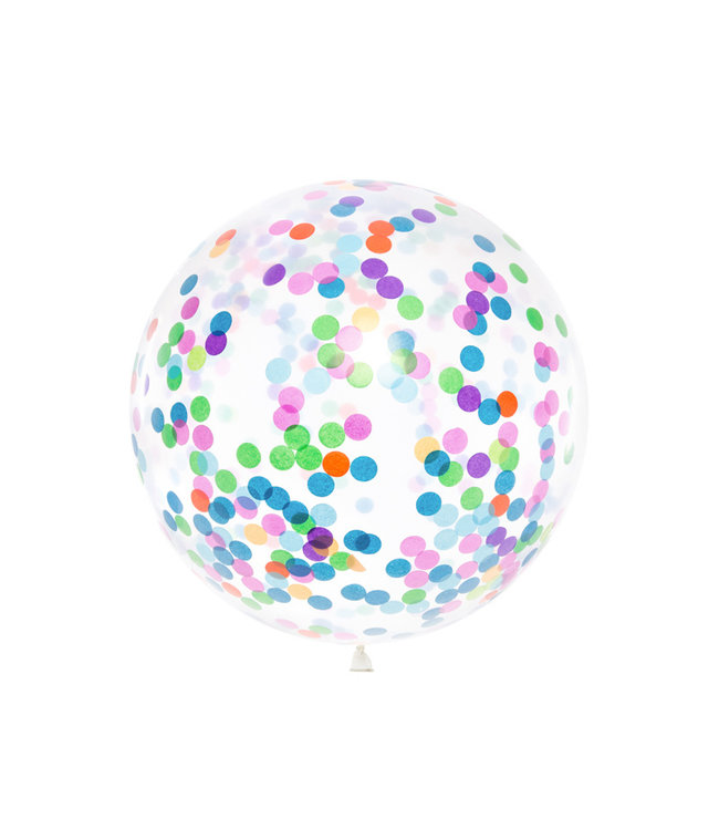 PartyDeco Confettiballon XXL - 100cm