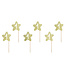 Cupcake Toppers 1st Birthday Gouden Sterren 6 stuks