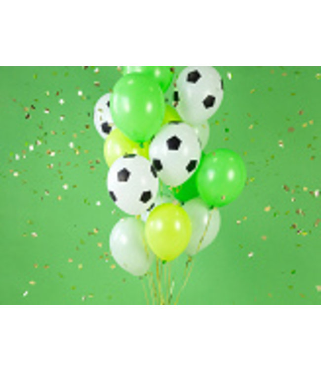 Voetbal ballonnen - 6 stuks
