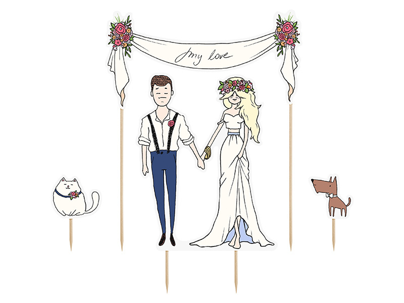 Taarttopper - My love - 4-delig