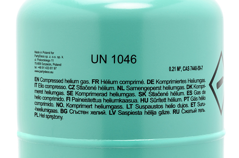 Helium tank geschikt voor 30 ballonnen