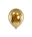 Ballonnen CHROME goud - zakje 5 stuks