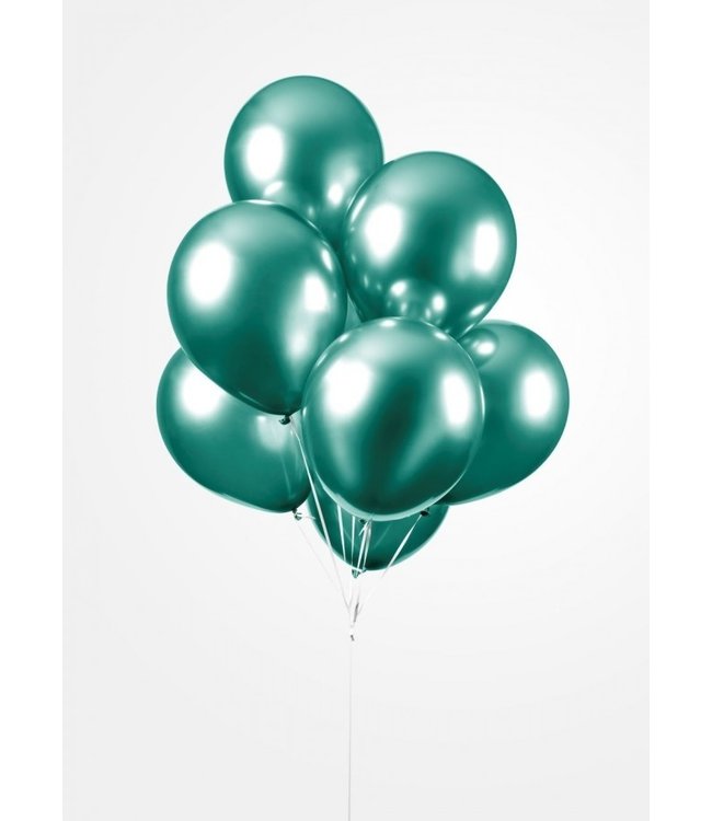 Ballonnen groen - Mirror - Chrome