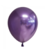 PartyDeco Ballonnen Chrome paars - zakje 5 stuks