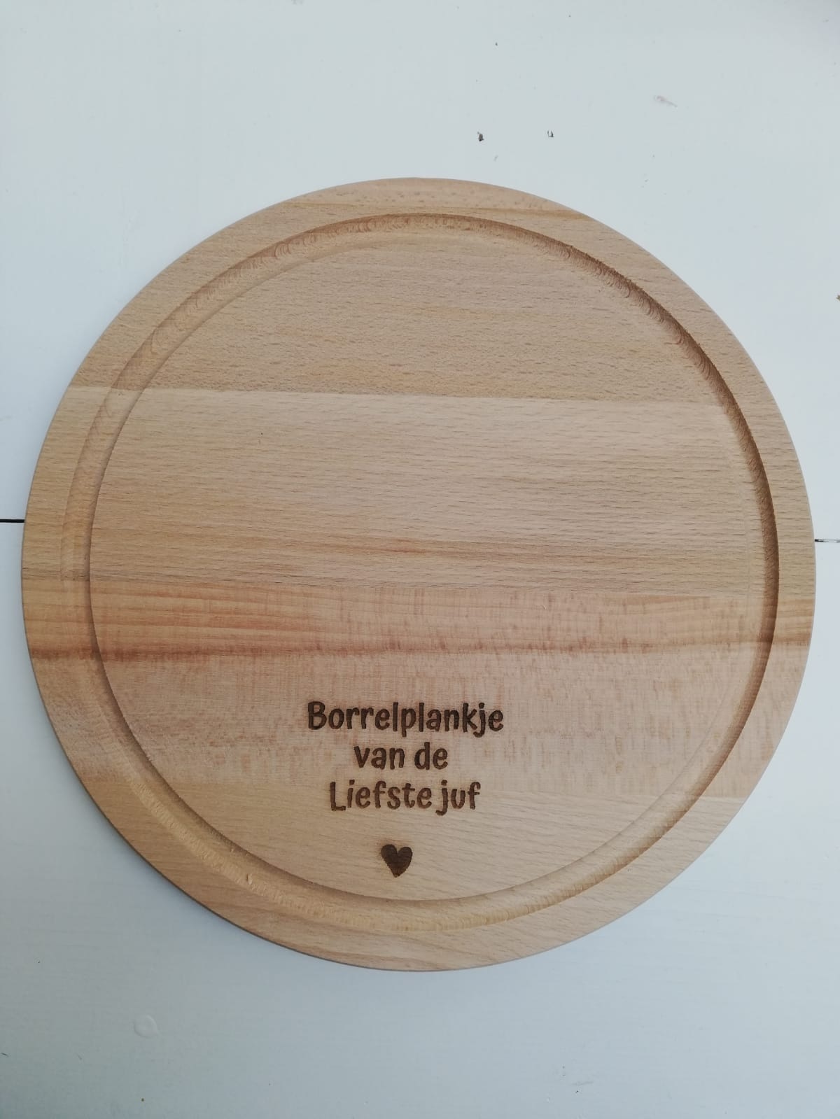 Borrelplank - Borrelplankje van de liefste juf