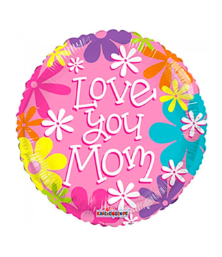 Globos OUTLET Folieballon - Love You Mom - 45 cm