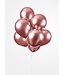 Ballonnen CHROME rosegoud