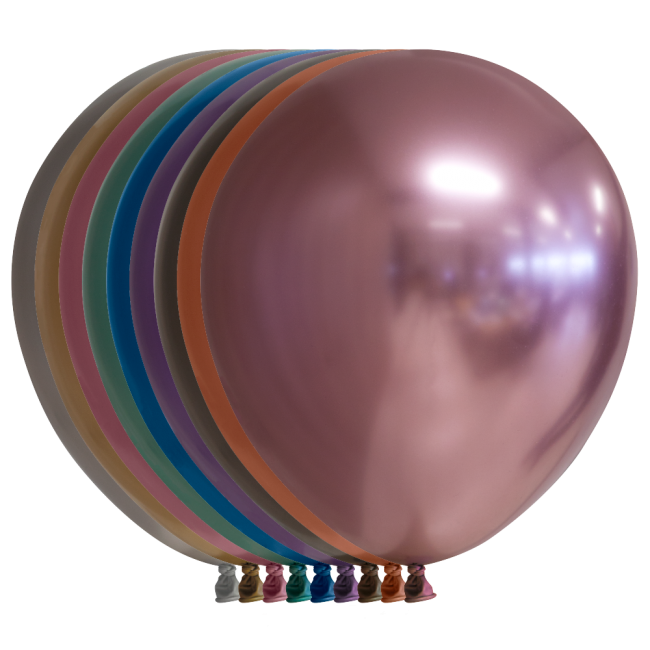 Ballonnen mix - CHROME