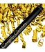 Confettikanon gouden slierten | 40 cm streamers